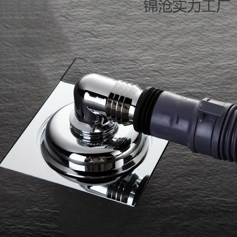 洗衣机地漏专用接头排水管下水道防臭防溢水器卫生间三通盖厨房