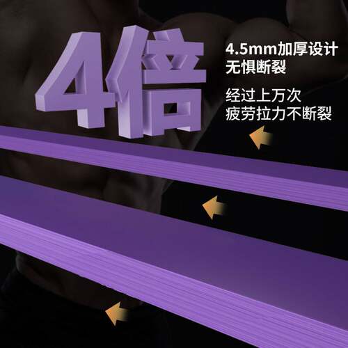 弹力带健身男阻力带力量训练皮筋拉力绳2080引体向上辅助助力带