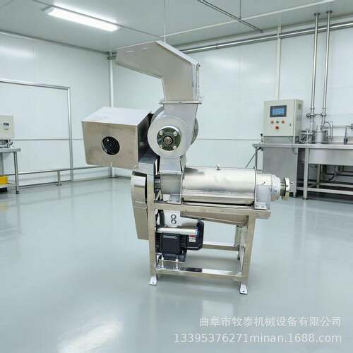 工业梨破碎榨汁机商用苹果梨挤汁机大型生姜菠萝凤梨螺旋压汁机