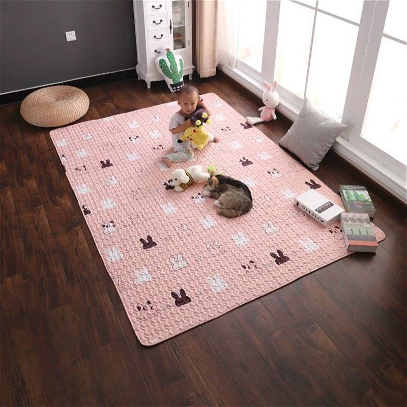 纯棉兔子地垫围栏垫子猫狗地毯防滑好清理笼垫宠物隔凉垫机洗睡垫,宠物/宠物食品及用品,猫狗垫子,淘宝优惠券,粉丝福利购,淘宝优惠卷