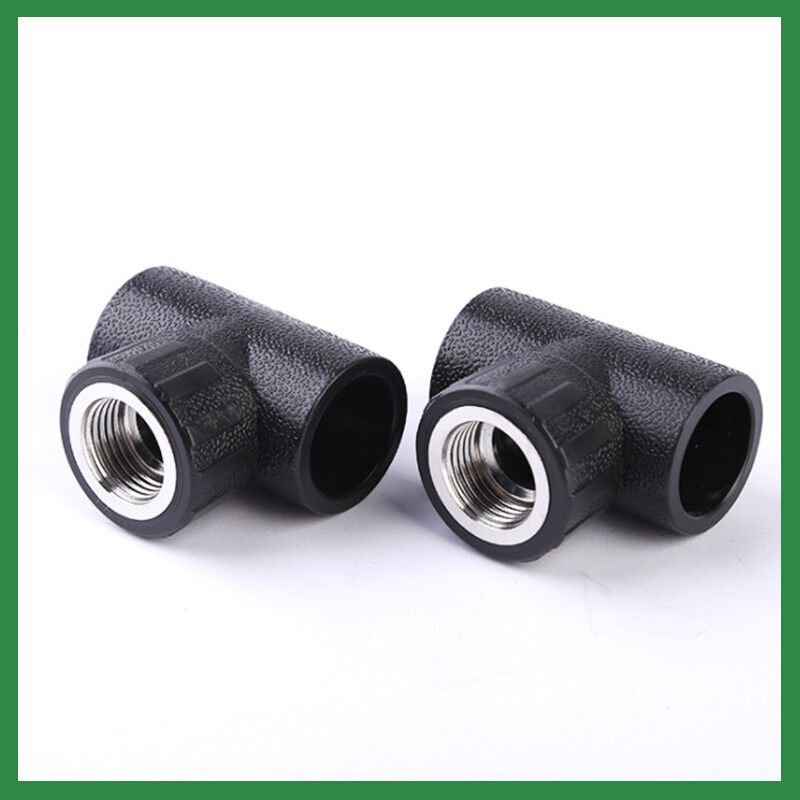 PE内丝三通内牙三通20 25 32 40 50 63管道三通 pe给水管材管件头