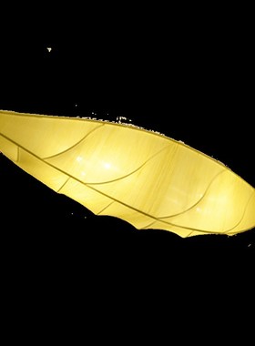 新中式布艺树叶吊灯创意餐厅茶馆卧室吸顶灯客厅美容院灯