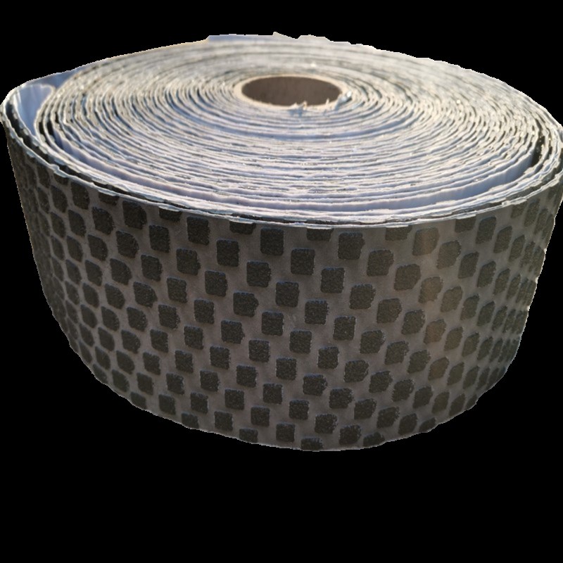 黑色防滑胶频宽10cm5公分自粘橡胶带台阶止滑贴条带成型标线防震