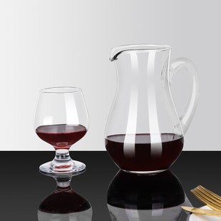 白酒杯分酒器分酒壶家用饭店用洋酒小扎壶玻璃红酒醒酒量酒器商用