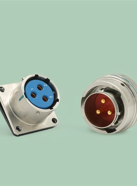 3芯航插 XCD系列 XCD22T3Z1P40(W)+XCD22F3K1D40(W)  航空插头座