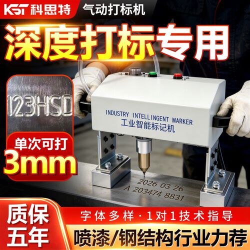 气动打标机工业电动金属刻字机手持式车架号钢印板发动机模具打刻