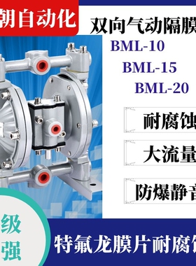 BML-10/15/20耐腐蚀气动双向隔膜泵印刷机油墨泵布美兰胶水溶剂泵