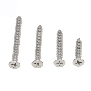 6.3 304不锈钢十字槽沉头自攻螺钉4.8 平机自功螺丝GB846 正品 促销