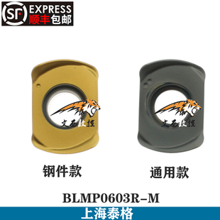 泰格高效率开粗替换BLMP0603R-M 双面快进给铣刀片钢件不锈钢包邮