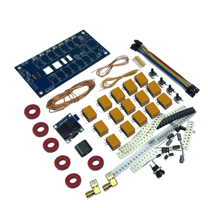 MINI 0.96寸OLED ATU100自动天线调谐器 100W 自动天调 套件 散件