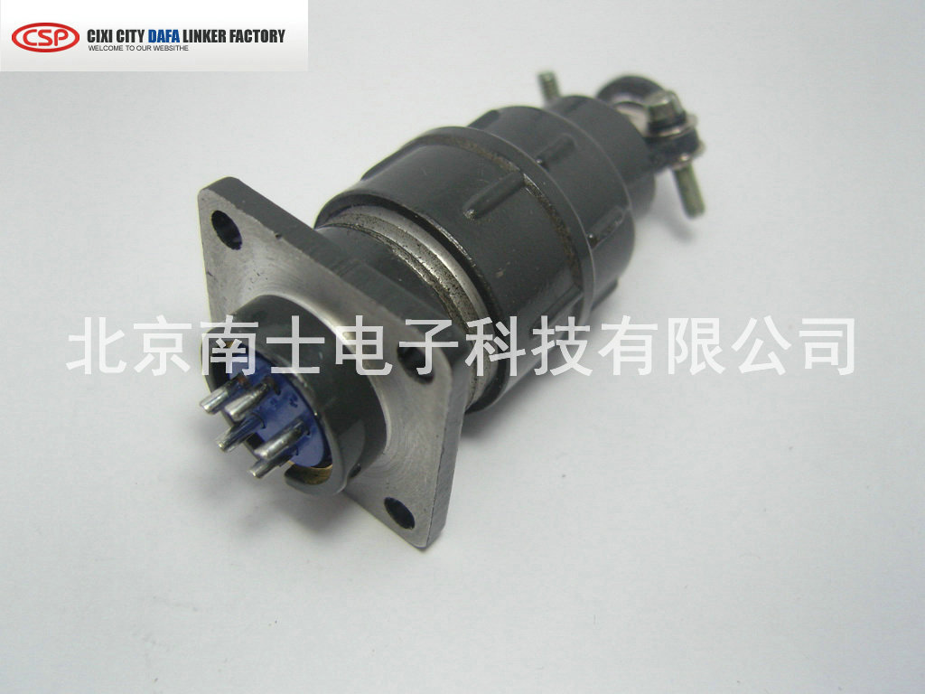 CSP 大发 CX16 5芯 航空插头 法兰插座 开孔16MM连接器 CX16Z5FG1