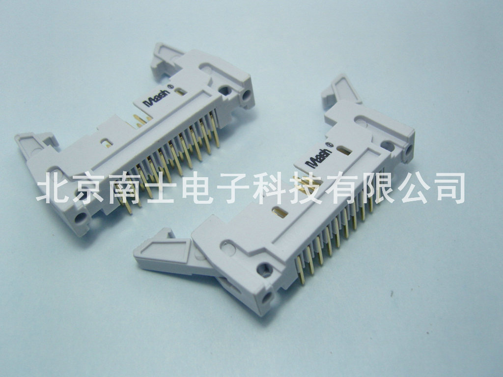 精工南士 DC2-20P 镀金 90度弯脚 弯针 牛角插座 2.54mm间距 灰色