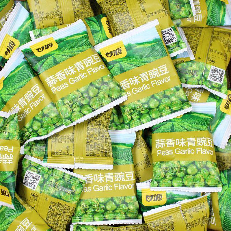 新货甘源香辣味青豌豆蟹黄