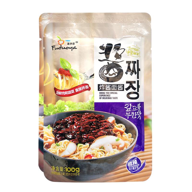 正宗速食炸酱面富多亚韩式炸酱面酱拌饭拌面条黑酱春酱料即食速食