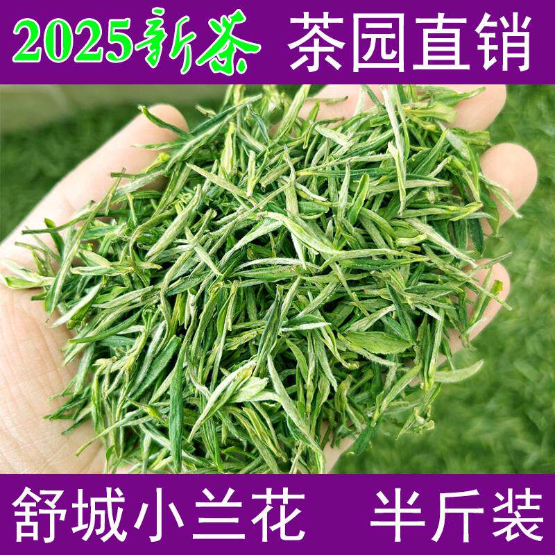 新日期舒城小兰花2025新茶茶叶绿茶安徽雨前特一级春茶散装250g