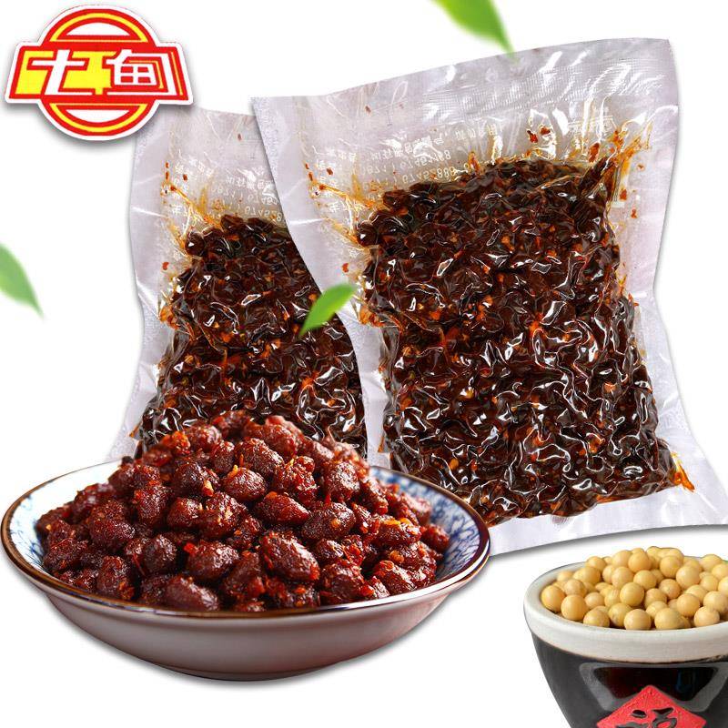 正宗黄豆豉云南风味豆豉七甸油豆豉500g酱菜调料特产下饭菜辣椒香