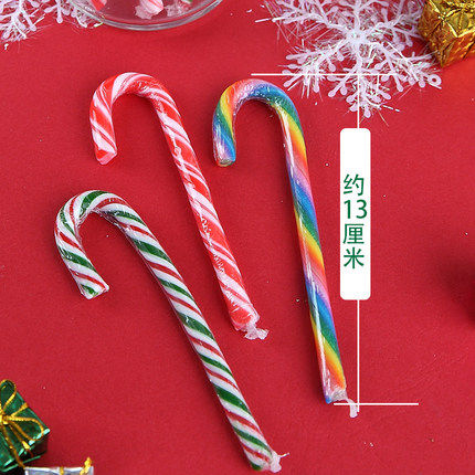 新日期candy canes圣诞节拐杖糖拐棍可爱伞把棒棒糖果创意盒装礼