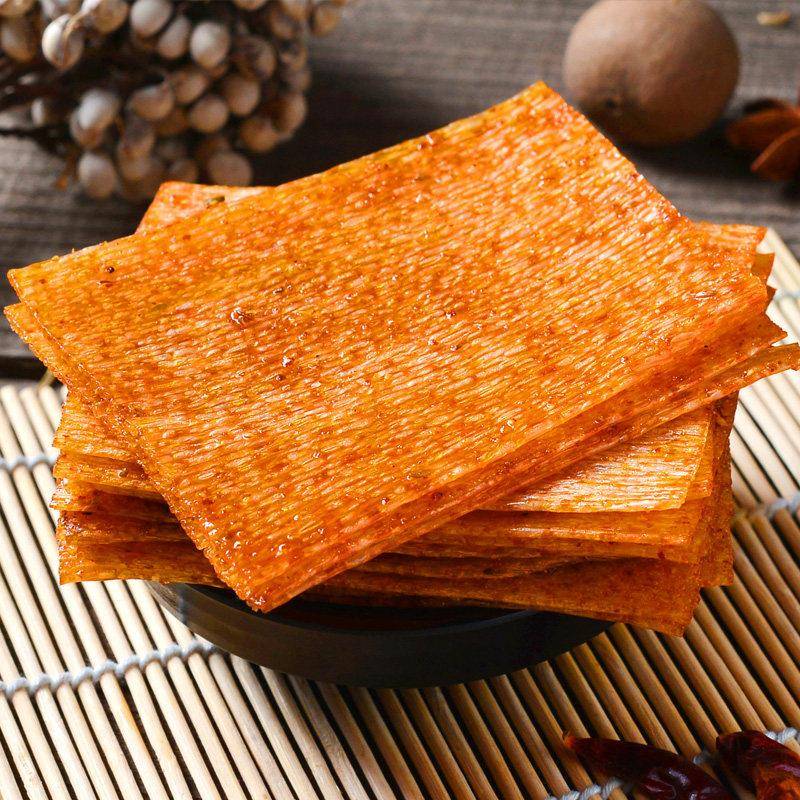 正宗小滑头辣条麻辣片8090小时候经典怀旧零食大礼包五毛钱辣片一