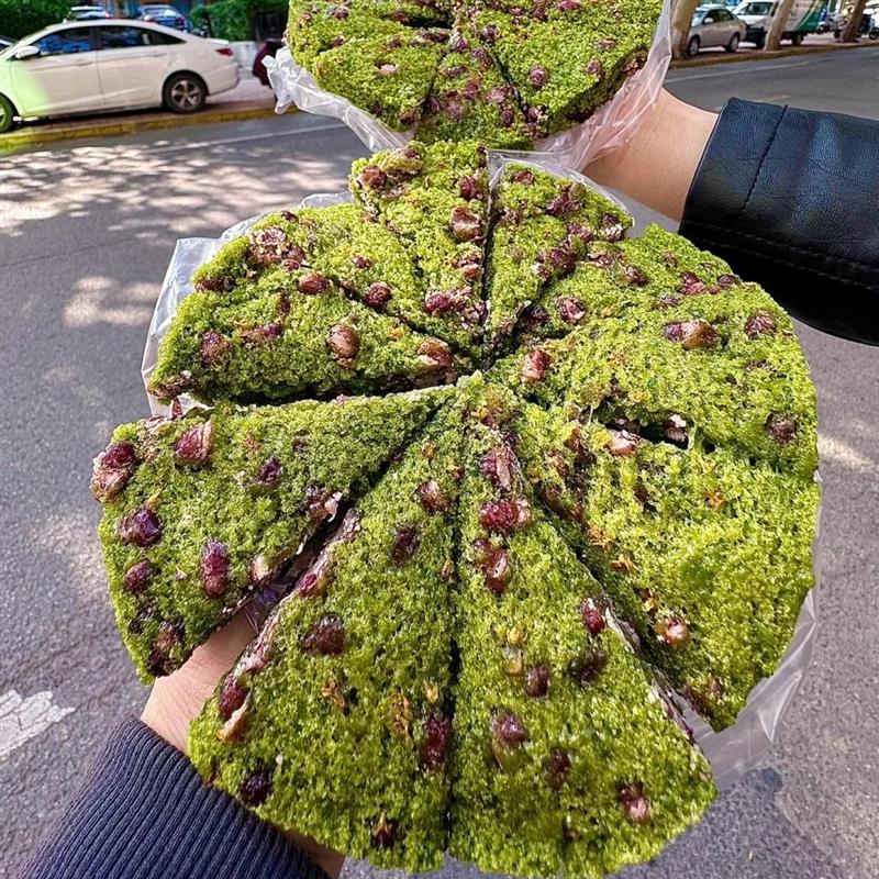 新货麦青红豆糕红豆糯米糕