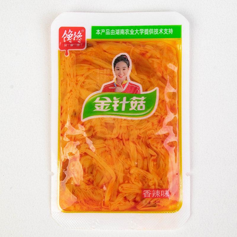 正宗解馋即食小零食馋馋香辣红油金针菇小吃即食休闲散装四川特产