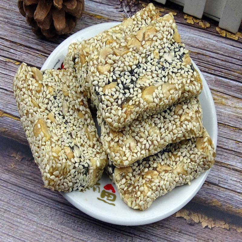 正宗潮州芝麻软糖 中式茶点花生豆明糖 休闲零食潮汕特产 花生芝