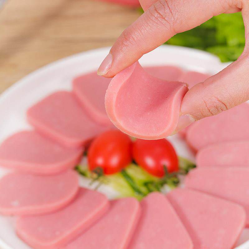 正宗盐方火腿肠220g午餐肉切片即食三文治方腿夜市地摊火锅麻辣烫