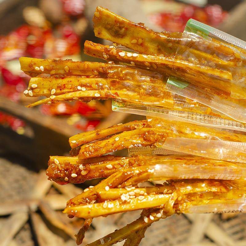 正宗内蒙古正宗麻辣牛板筋零食自拌香辣小包装小吃冷吃辣条真烧烤