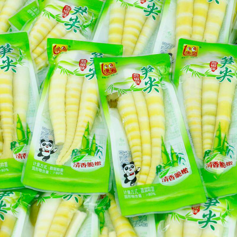 新货泡椒笋尖500g鲜竹笋脆