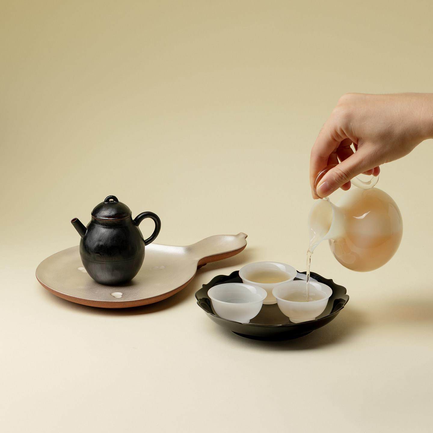 夫日式粗陶杯功茶具套装高端璞玉白瓷茶杯干泡茶茶盘礼诧寂黑- 盒,餐饮具,茶具礼盒,淘宝优惠券,粉丝福利购,淘宝优惠卷