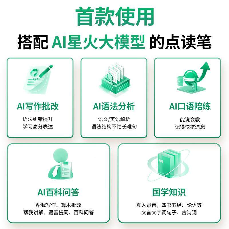 PQ5ro小天点读笔智能扫描习翻译小学才初高中扫搜题词典点学读机