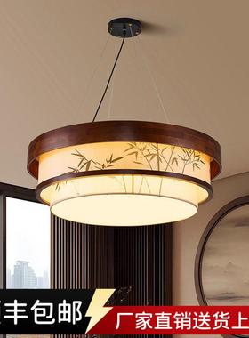 宋代美学吊餐灯EQY新中实木客厅用卧室饭厅茶室中国家风式全屋套