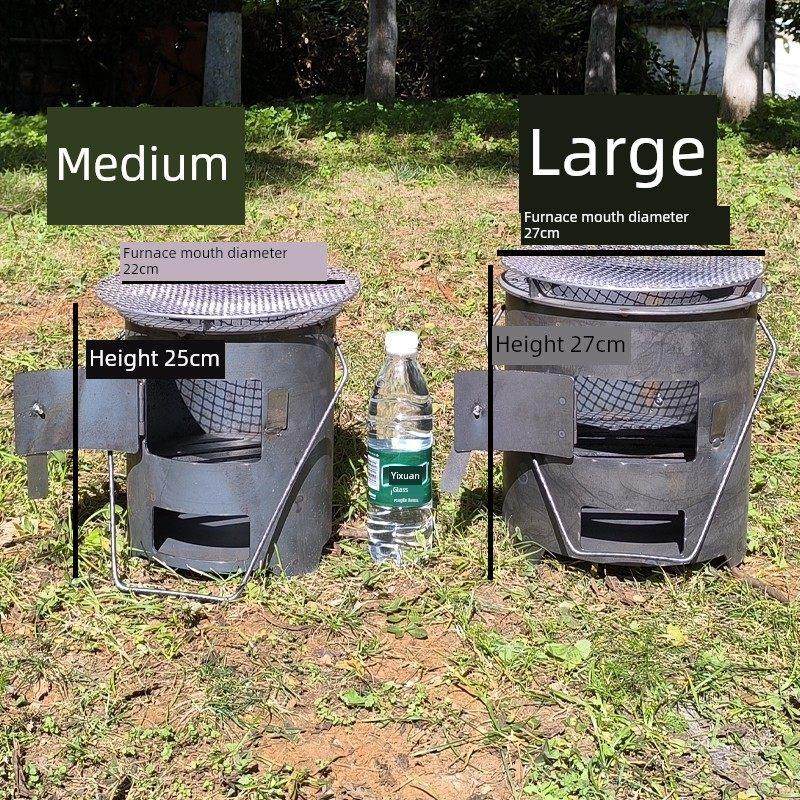 加，厚木炉炭用于泡茶，加热，烧NQB烤和烹饪多功能野餐木柴燃烧,户外/登山/野营/旅行用品,野餐炉具/焚火架,淘宝优惠券,粉丝福利购,淘宝优惠卷