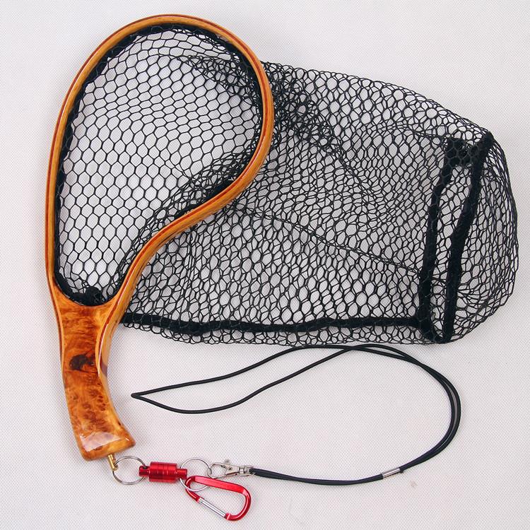 便携抄木网实小抄FOP网流飞蝇钓路亚抄网木实溪抄网溪流钓