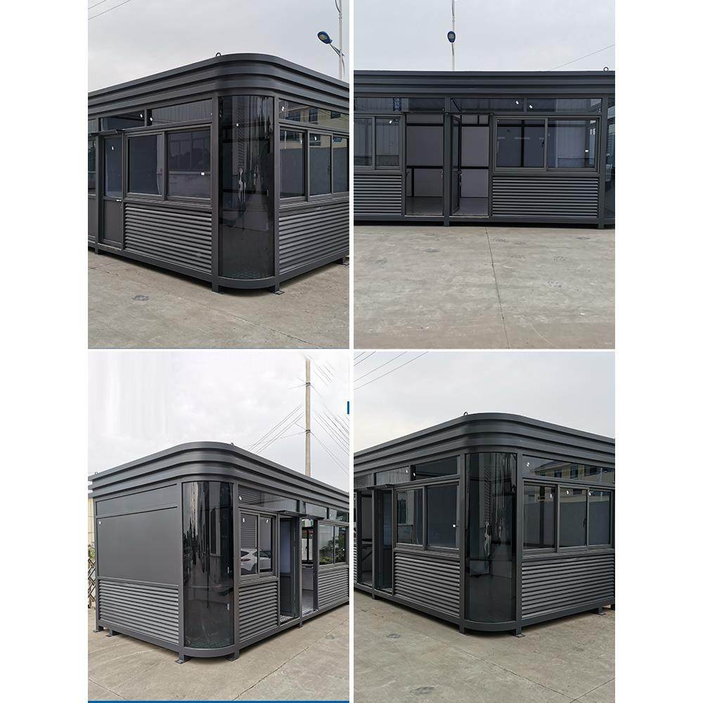 QOV户外岗亭钢结构岗亭门可移动保亭小区费卫值班室安收亭岗亭可