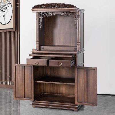 木实佛龛供神台新中式立柜现用代轻奢小型供桌ZZ003奉台家神台观