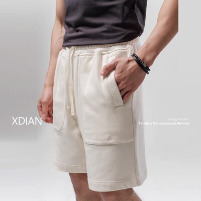 五分裤2025新款抽绳短裤