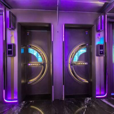 KTV防火隔音门酒吧歌厅包房包厢门足浴会所酒店不锈钢发光门定制