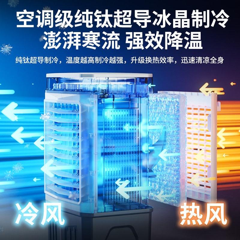 VC冷机冷空调扇家用801蒸发式风扇静J音移动风制工业商用水冷冷风