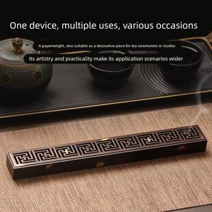 苏工卧香盒线香香炉铜香炉家用室内沉香熏香炉檀香线香盒香插底座