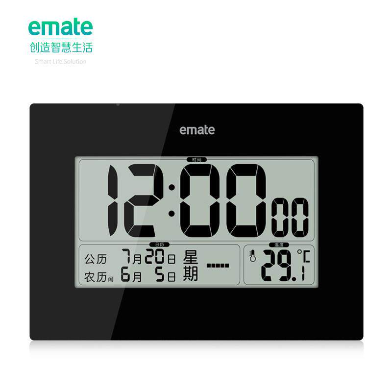 万年历M0311ST数字闹钟 装幕电池大电子时钟 老人静音屏公历农历