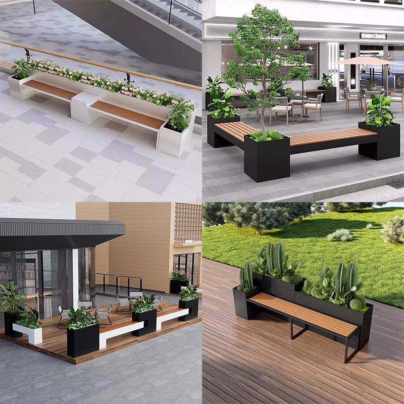 dw200户外锈箱花池庭院景观阳台休闲 椅露台座椅公园铁钢艺坐不凳,商业/办公家具,花坛/花箱,淘宝优惠券,粉丝福利购,淘宝优惠卷