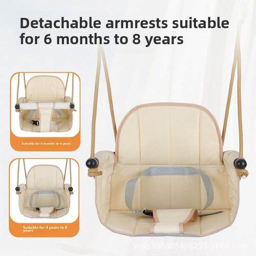 儿秋千室内家庭门庭院室外框单杠婴儿挂椅布外秋千婴童VBA儿秋千