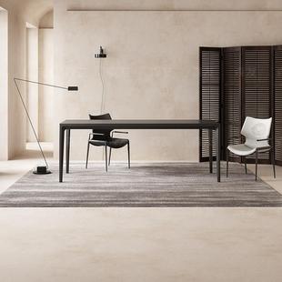 LV长方形轻奢 森户友意式 依诺岩约板型餐桌现代简家用小饭桌SY