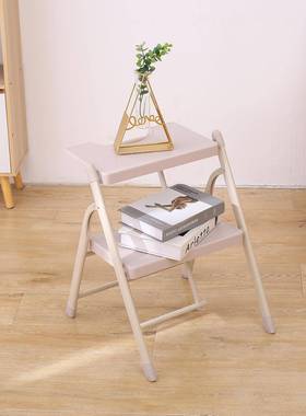 SYF用折叠梯子二家步爬梯花架置物-7092架家梯椅子居多功能置物小