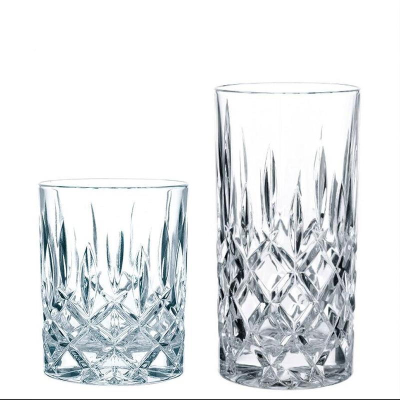 德国原装进杯口水晶玻璃洋酒杯威士忌酒杯茶杯果汁套家用696水杯