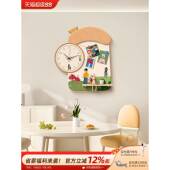 2挂钟多胺风厅创意巴时钟洞板装 20客25新款 01HJBJ 饰钟静音家用挂