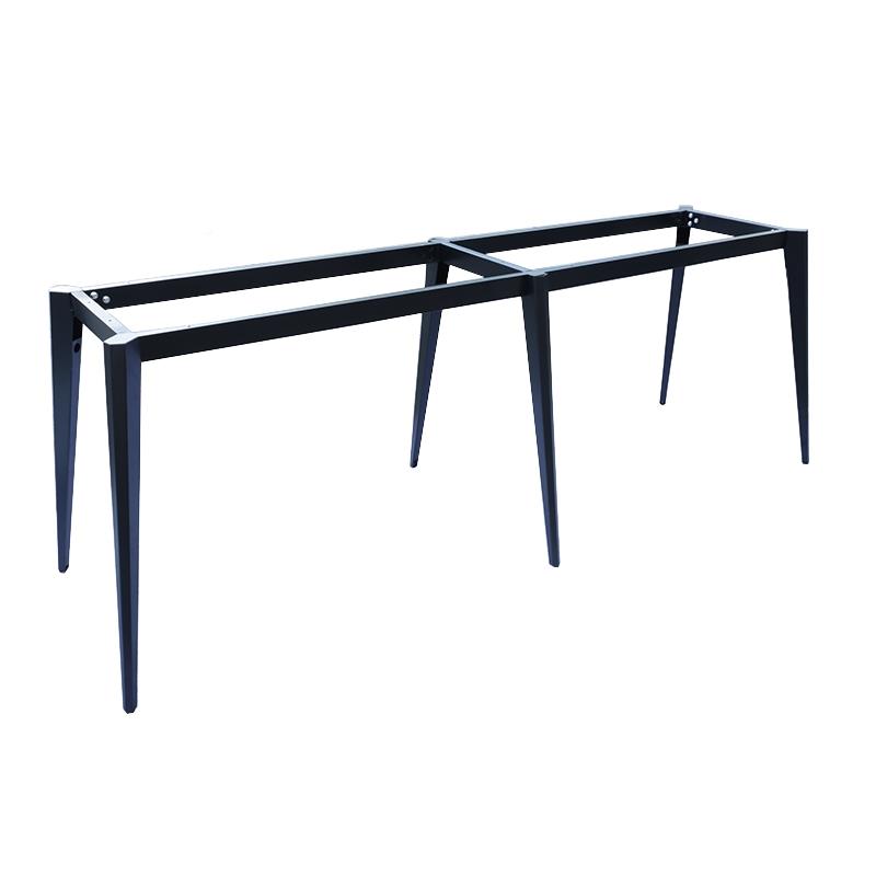 实木岩板餐腿支架铁会议桌脚架电脑艺桌架办桌公桌腿桌脚书桌子腿