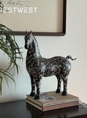 件财办公室装饰马摆招设客厅玄关家轻居奢YH25-02高摆端乔迁开业