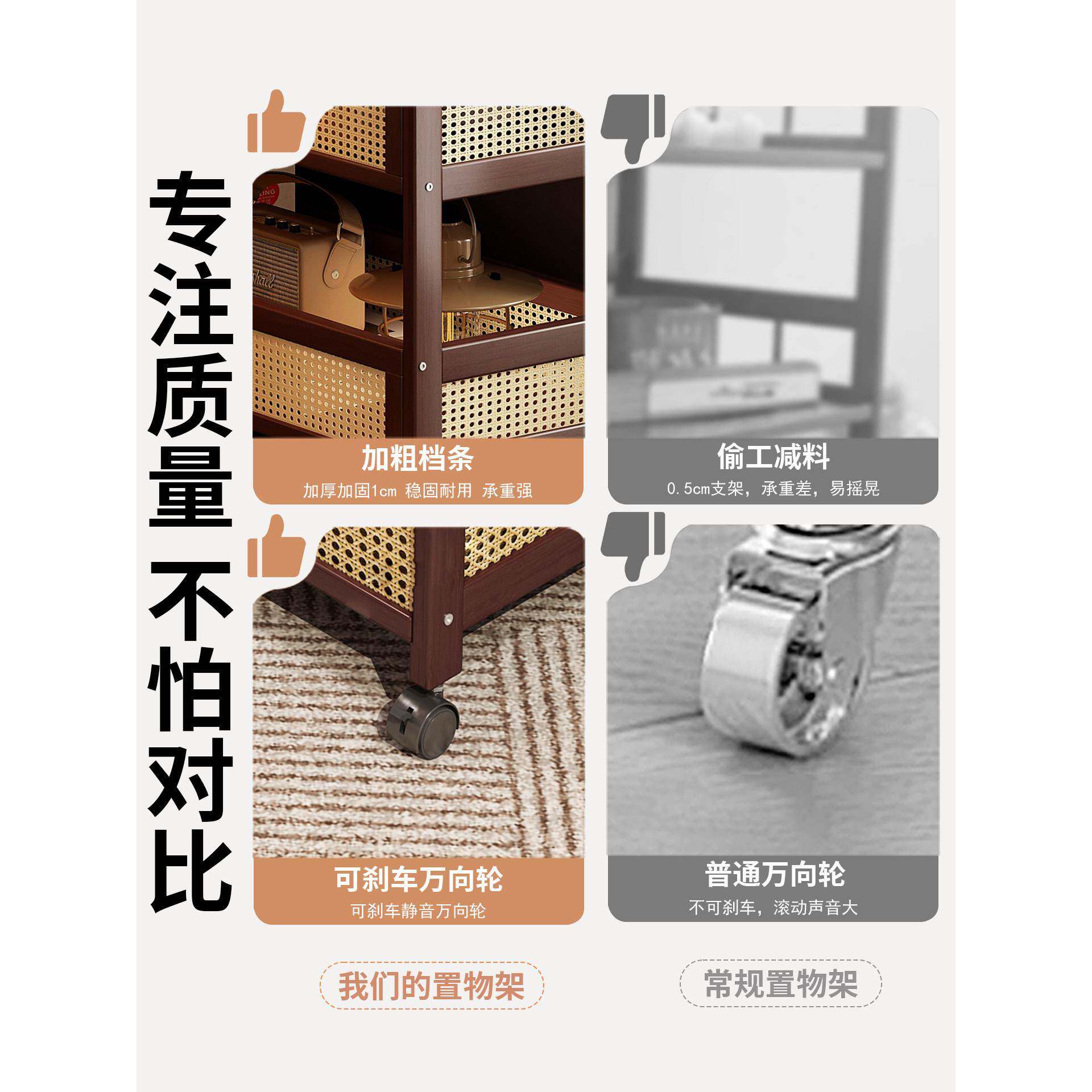 美容院可移动小推车呈福置物简易落地式护肤品功收纳架子多能工具