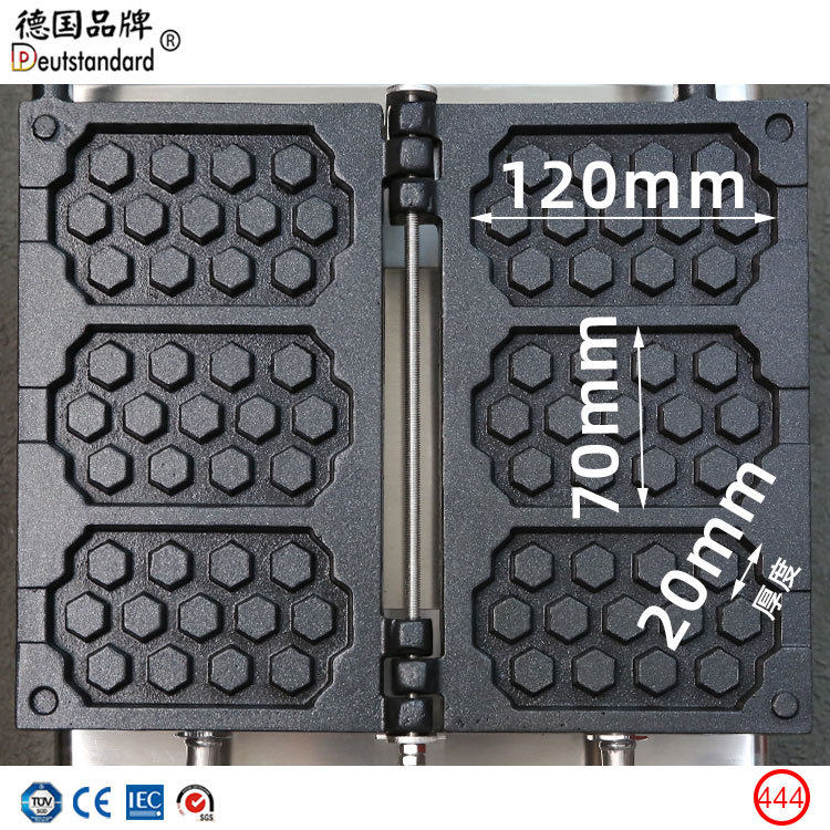 烤饼机华夫饼  蜂窝蜂巢饼松饼烘培设备电热双面加热机器小吃电心